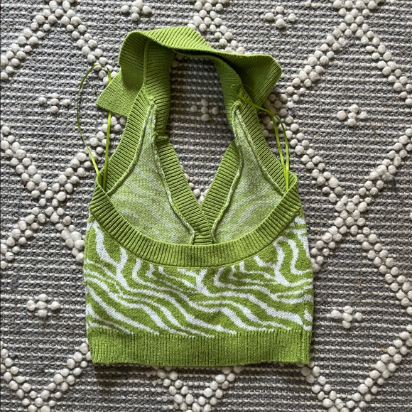 Retro sweater crop top - Picture 3 of 3